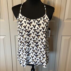 Collective Concepts NWT Sleeveless Camisole Cami Geometric Women's Small